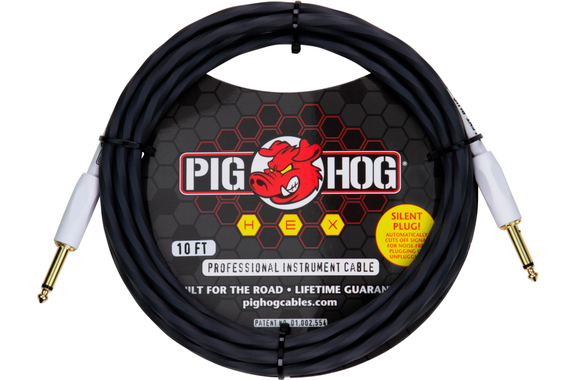 Pig Hog Hex Series Silent Kabel 3m Grey image 1