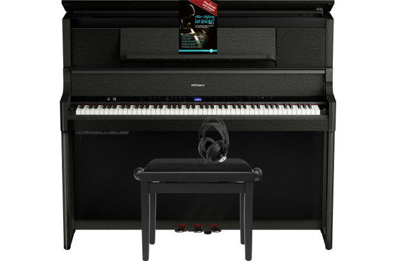 Roland LX9-CH E-Piano Anthrazit Set image 1