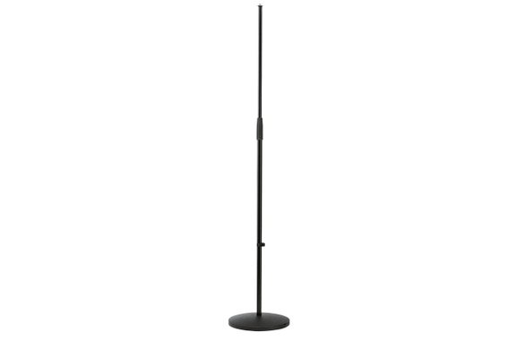 K&M 260/1 Microphone Stand With Round Base, Black image 1