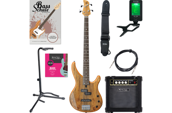 Yamaha TRBX174EW Basso Elettrico Natural Starter Set image 1