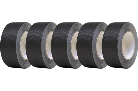 Gerband 246 Gaffa Tape Cloth Adhesive Tape 48mm x 50m Black 5x Set image 1