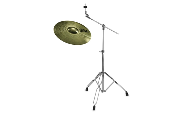 Paiste 16" PST 3 Crash + Set de Soporte de Brazo image 1