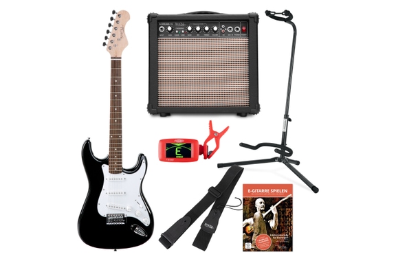 Rocktile Sphere Classic Set de guitarra eléctrica negra image 1