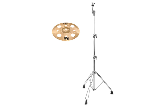 Meinl Classics Custom Brilliant 12" Trash Splash + gerader Beckenständer Set image 1