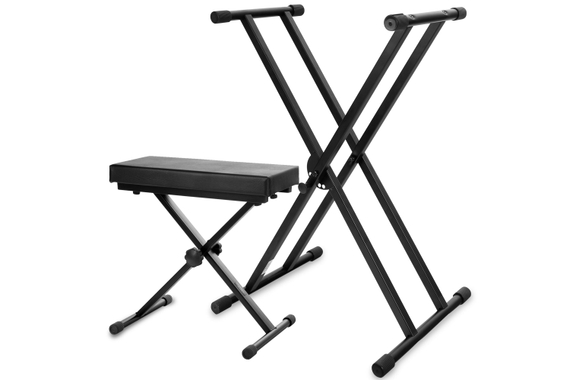 Classic Cantabile keyboard-SET Deluxe keyboardstandaard + keyboardbank image 1