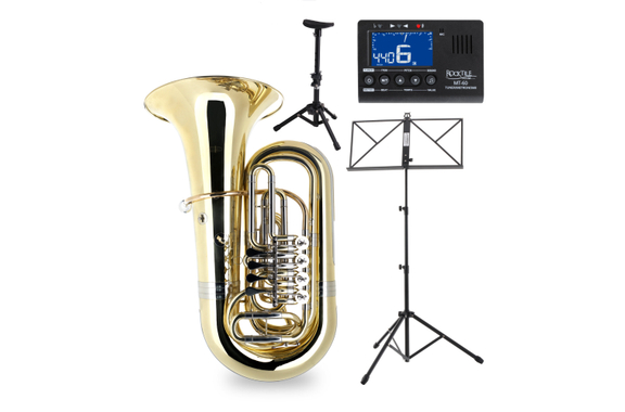 Classic Cantabile Brass T-190 Bb Tuba Set image 1