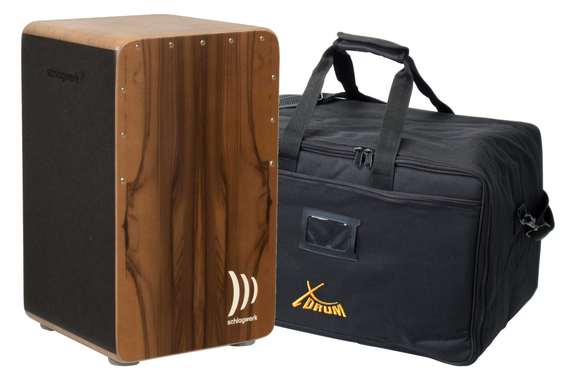 Schlagwerk CP4905 Cajon La Perú EVO Walnut Deluxe Set incl. Tas image 1