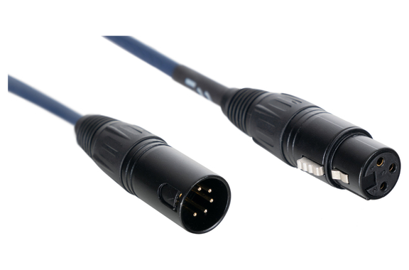 Pronomic Stage 3F5M-0.2 DMX Adapter-Kabel 3-pol female auf 5-pol male 20 cm image 1