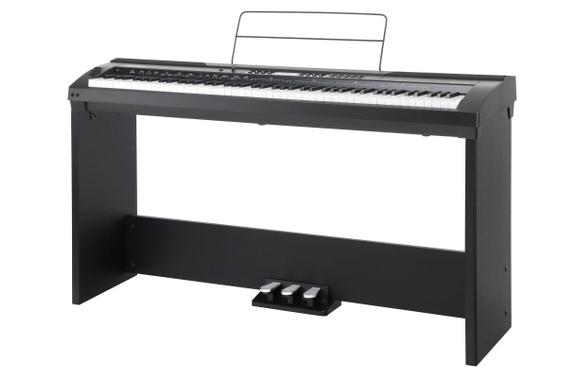 Classic Cantabile SP-150 BK Stagepiano nero Set completo incl. supporto image 1