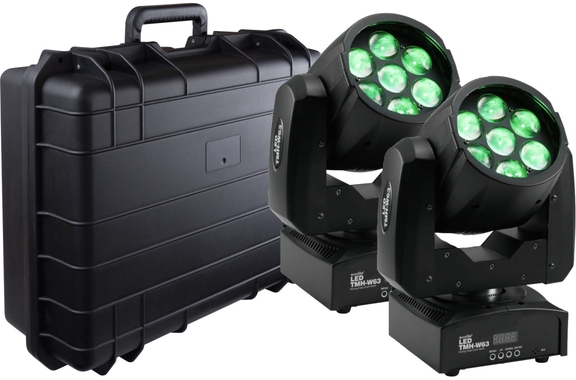 Eurolite LED TMH-W63 Movinghead Zoom Wash Case Set image 1