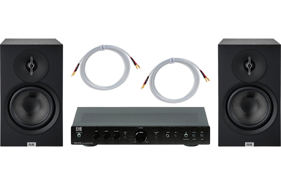 ELAC Debut B6.3 BK / QED / BC Acoustique EX-214 Ensemble Stéréo HiFi image 1