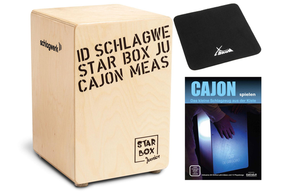 Schlagwerk CP400SB Star Box Kids Cajon Set inkl. Sitzpad und Schule image 1