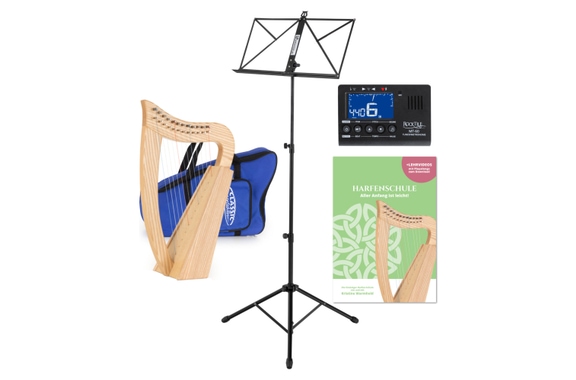 Classic Cantabile H-12 AW Harpe Celtique 12 Cordes Set image 1