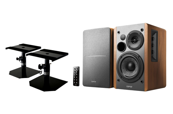 Edifier Studio R1280DB 2.0 Sistema Diffusori Wood Set Supporto image 1
