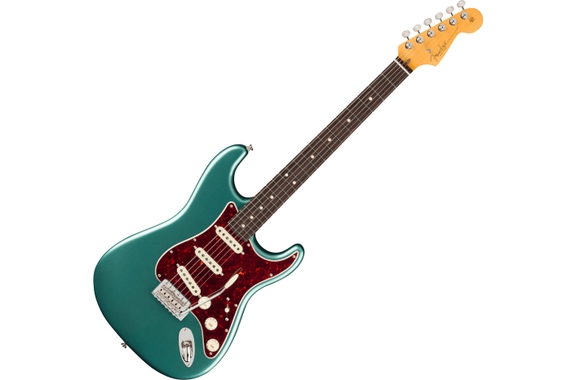 Fender American Professional Classic Stratocaster Faded Sherwood Green Metallic image 1