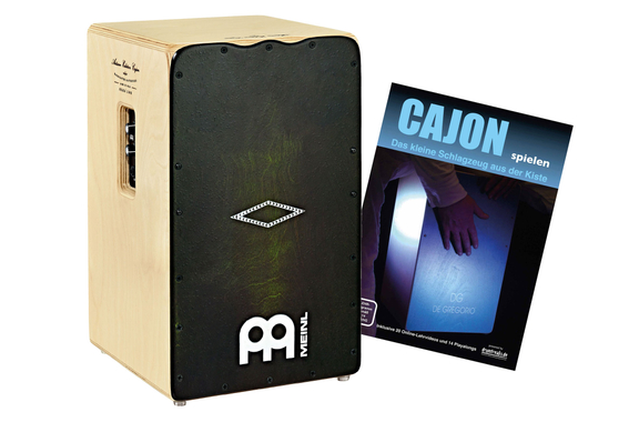 Meinl PAESLDOB Artisan Cajon Dark Olive Burst Set incl. Cajon School image 1