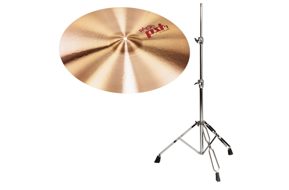 Paiste PST 7 18" Thin Crash + Set de Soporte para Platillos image 1