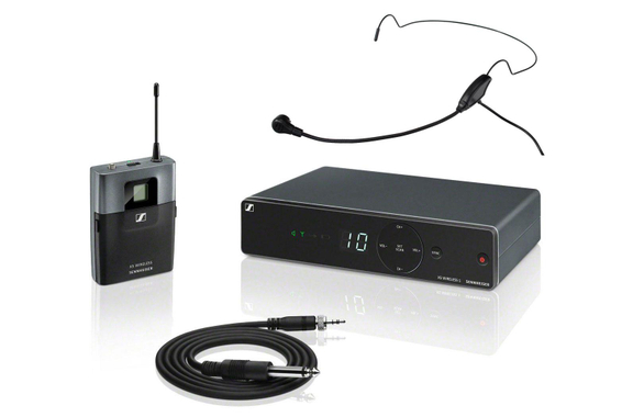 Sennheiser XSW 1-CI1 Juego de Micrófono Inalámbrico Instrumental Incl. Auricular HS-65 EA Negro image 1