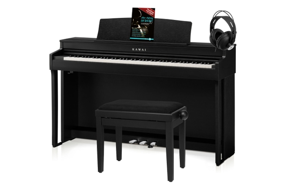 Kawai CN 301 B Digitalpiano Premium Nero Satinato Set image 1