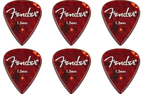 Fender Aero Acrylic Picks Medium 6er Pack image 1
