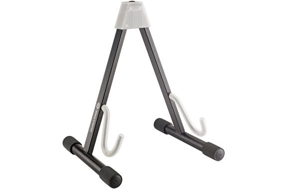 K&M 17540 Electric Guitar Stand Black with Translucent Elements image 1