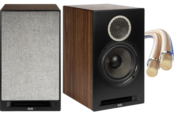 Elac Debut Reference DBR62 Paire Noir/Bois Set image 1
