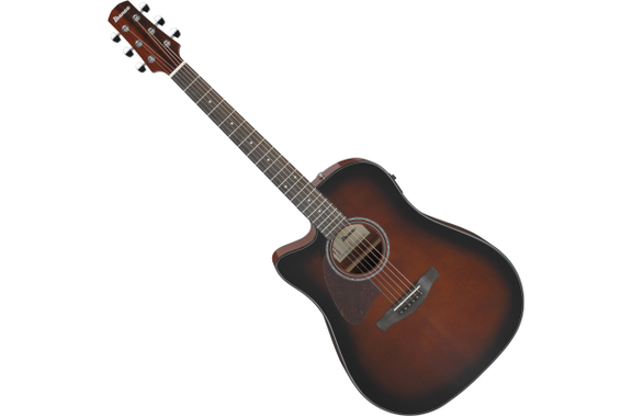 Ibanez AAD51LCE-DVS Guitare Folk Gaucher Dark Violin Sunburst image 1