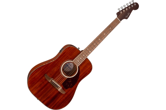 Fender California Deluxe Redondo Jr. E Acajou Naturel image 1