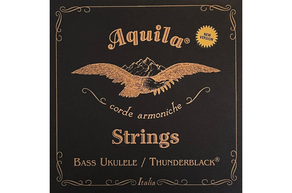 Aquila 140U Thunderblack Snaren voor Bass Ukulele image 1
