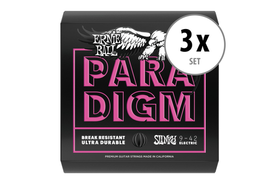 Ernie Ball 2023 Paradigm Super Slinky 3x Set image 1