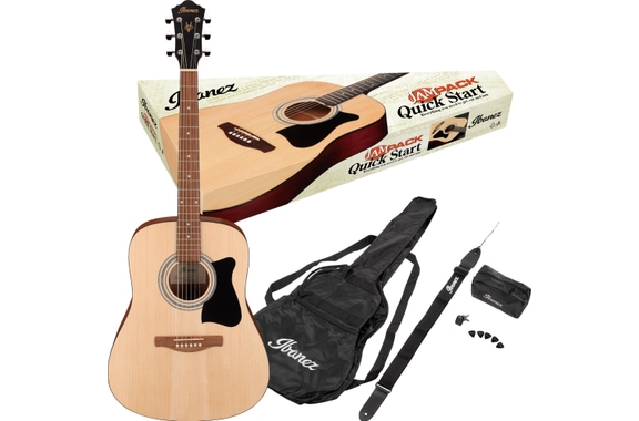 Ibanez V50NJP-OPN Dreadnought Jam Pack Open Pore Natural image 1