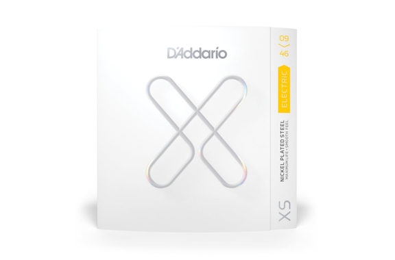 D'Addario XS Nickel Plated Steel 09-46 Super Light Top / Regular Bottom image 1