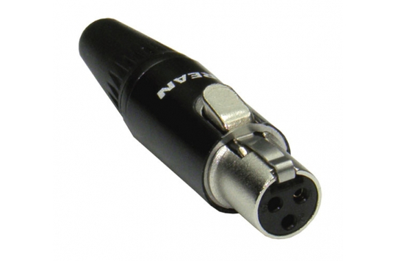 Neutrik Rean RT3FC-B Conector Mini-XLR Hembra De 3 Polos, P. Ej. Para AKG Minimiks image 1