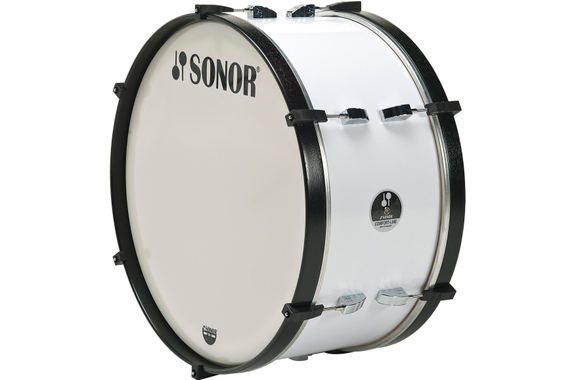 Sonor Comfort Line Marching Bass Drum 24"x10" Wit image 1
