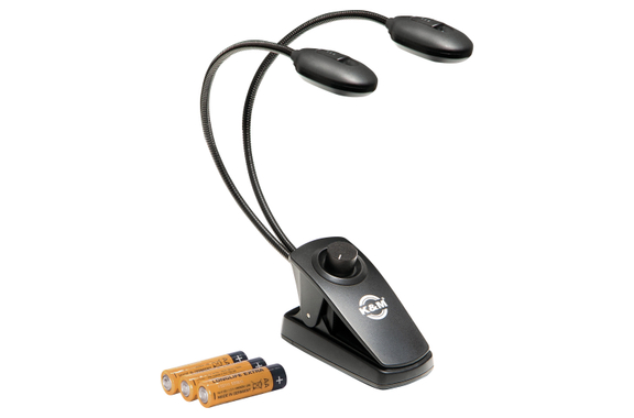 K&M 12271 Notenpultleuchte Twin Head Pro  - Retoure (Zustand: sehr gut) image 1