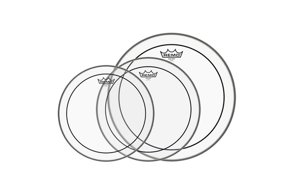Remo 12" 13" 16" Pinstripe Clear FellSet image 1