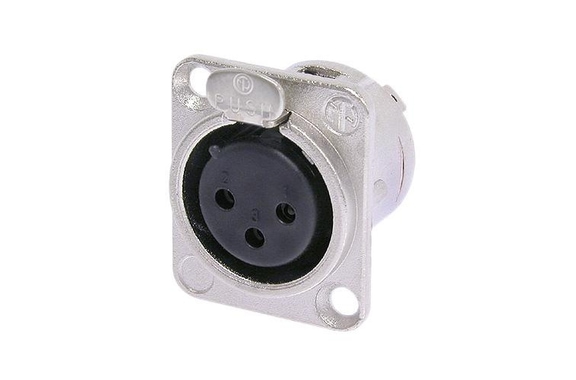 Neutrik NC3FDL1 XLR Panel Connector Female image 1