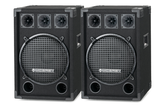 McGrey DJ-1222 Pareja de Altavoces para Sala de Fiestas/DJ 2 x 600W image 1