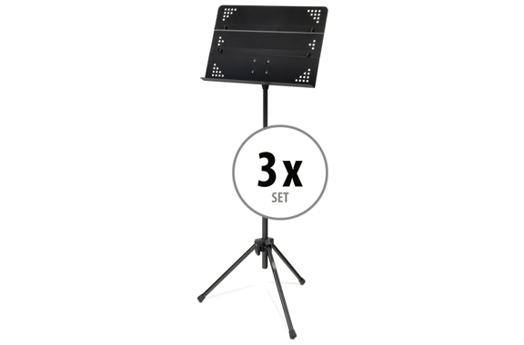Classic Cantabile OSS-01 Orchestra Stand Detachable 3x Set image 1