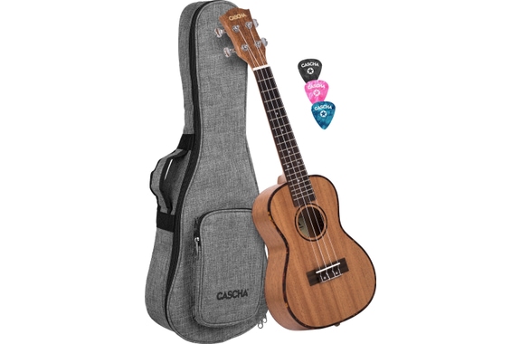Set Ukulélé Concert Premium Cascha Acajou image 1
