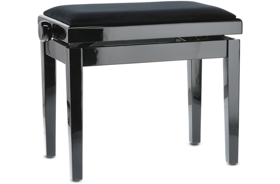 Gewa Pianobank Deluxe Schwarz Hochglanz image 1