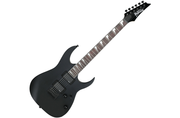 Ibanez GRG121DX-BKF Electric Guitar Black Flat image 1