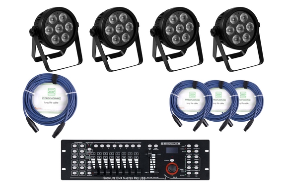 Eurolite LED 7C-7 Silent Slim Spot Controller Set image 1
