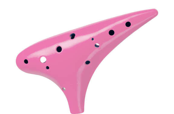 Classic Cantabile Okarina Kunststoff Pink image 1