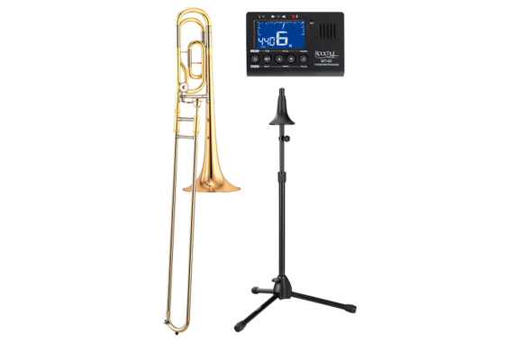 Yamaha YSL-446GEII B-Quartposaune lackiert Set image 1