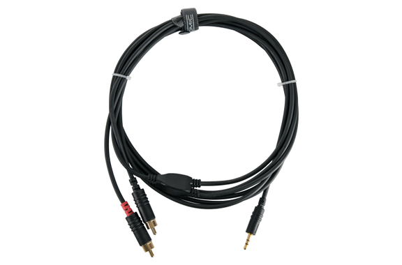 Câble Audio Pronomic Stage J3RC-3m 3,5 mm Stereo Jack/Cinch 3m noir image 1