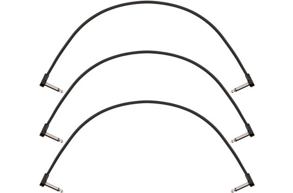 Fender Blockchain Câble Mono 16" Coudé/Coudé Pack de 3 image 1