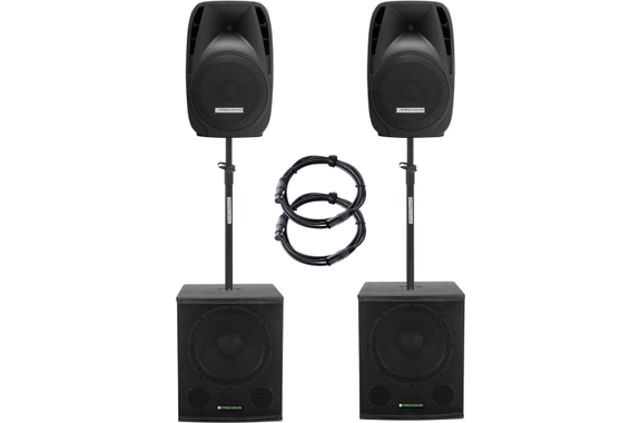 Pronomic 218S-215A Aktive PA-Anlage 1000 Watt image 1