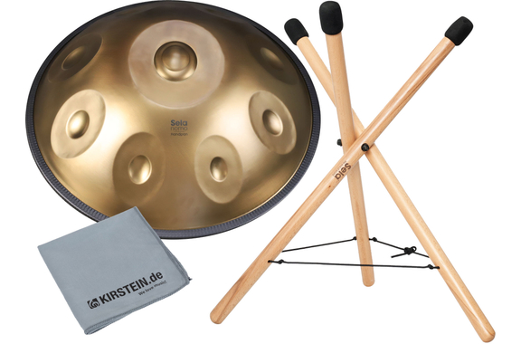Sela SEHP401 Nomo Handpan D Kurd 9 +3 Stainless Steel Set image 1
