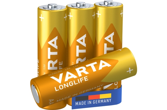 Pack de 4 Piles Varta Longlife AA Mignon image 1